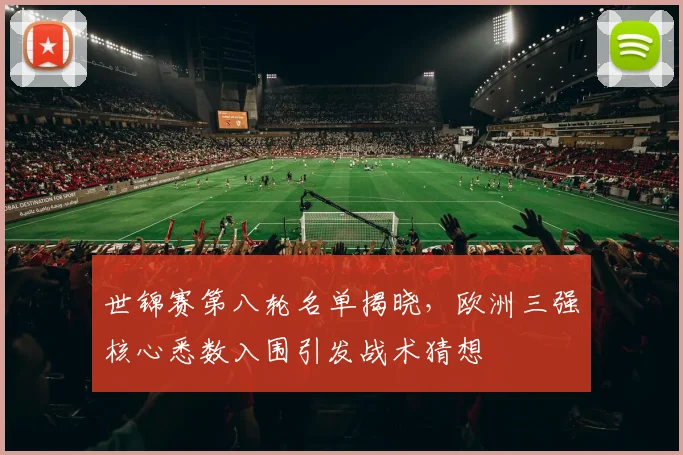 世锦赛第八轮名单揭晓，欧洲三强核心悉数入围引发战术猜想 - 爱游戏推荐